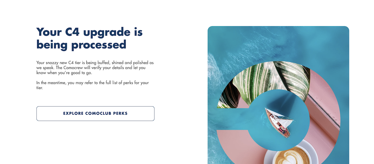 아멕스/비자 회원 대상 Comoclub C4 티어 무료 획득